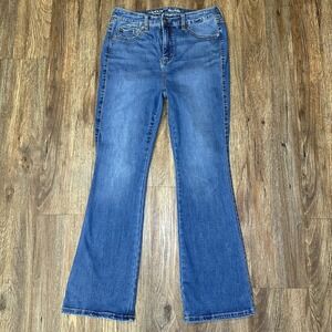 Torrid Flare Bootcut Jeans Women's Size 10R/14R Med Wash Stretch Denim High-Rise